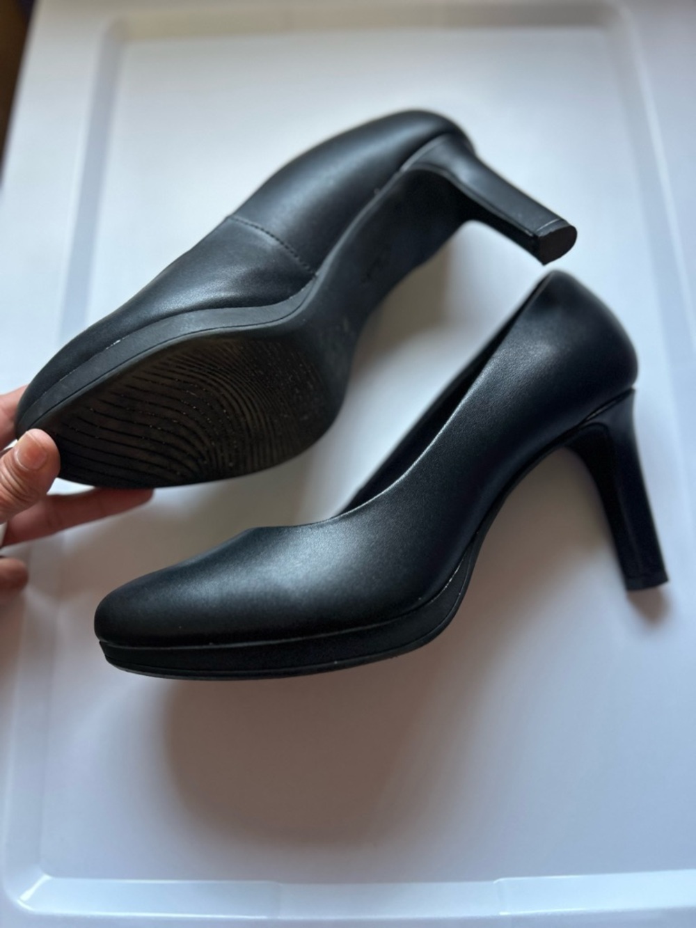 Clarks® Ambyr Joy Women's Leather Pumps size 10 - Picture 5 of 13